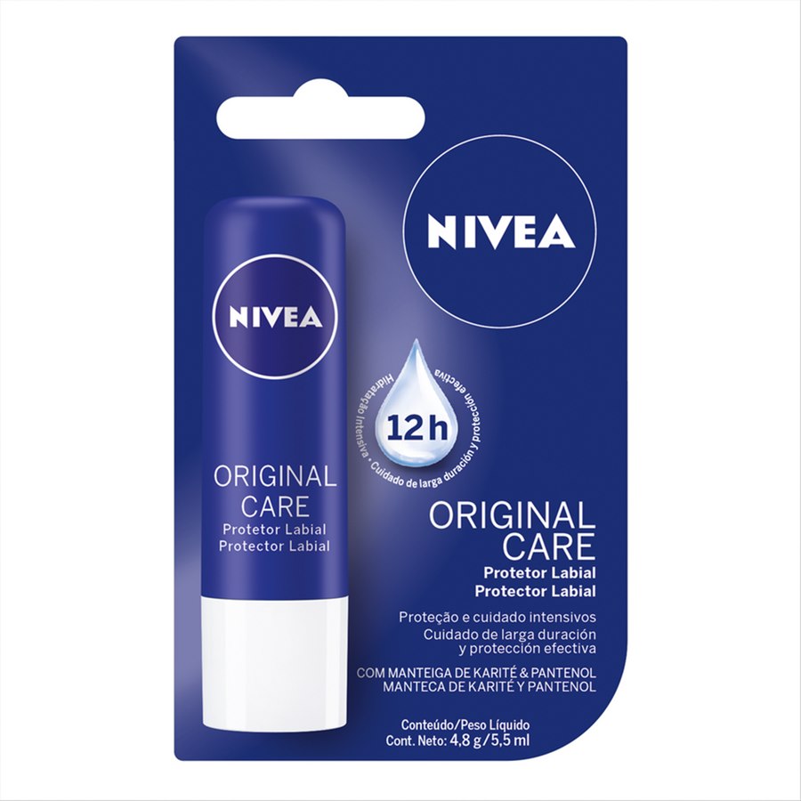 Protetor Labial Nivea Original Care 4,8g