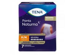 Roupa Íntima Descartável Tena Pants Noturna Tamanho Pequena e Média 7 Unidades