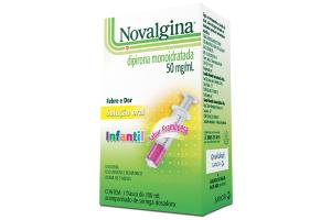 Novalgina 50 mg/ml Solução Oral Sabor Framboesa 100 ml