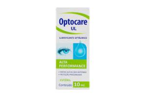 Lubrificante Oftálmico Optocare UL Estéril Conteudo 10ml
