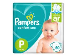 Fralda Pampers Confort Sec Tamanho P Com 50 Unidades