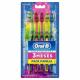 Escova Dental Oral-B Color Collection Suave Macia 40 Pack Familia 5 Unidades