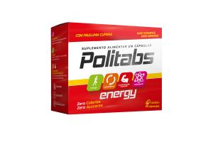 Politabs Energy Com 60 Cápsulas