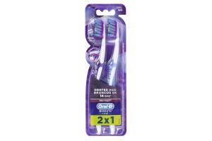 Escova Dental Oral-B 3D White Luxe Pro-Flex Suave Macia Leve 2 Pague 1