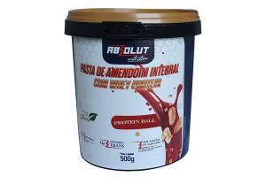 Pasta De Amendoim Integral Sabor Protein Ball Com 500g Absolut Nutrition