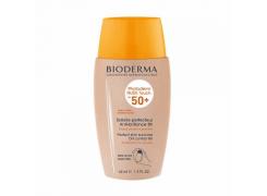 Protetor Solar Photoderm Bioderma Nude Touch Cor Dourado FPS 50+ 40ml