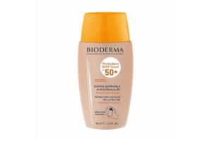 Protetor Solar Photoderm Bioderma Nude Touch Cor Dourado FPS 50+ 40ml