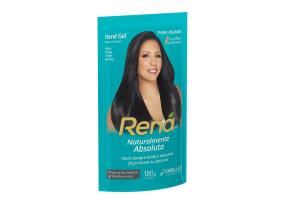 Alisante Henê Gel Rená Preto Azulado 180g