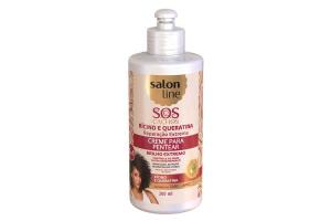 Creme Para Pentear Salon Line S.O.S Cachos Rícino e Queratina 300ml