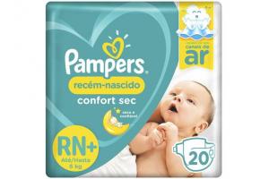 Fralda Pampers Confort Sec RN+ Com 20 Unidades