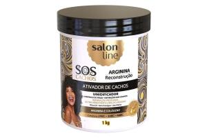 Ativador de Cachos Salon Line S.O.S Cachos Arginina Reconstrução 1kg