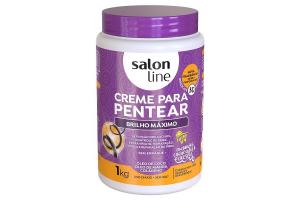 Creme Para Pentear Salon Line Brilho Máximo 1kg