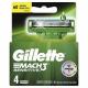 Lâminas de Barbear Gillette Mach3 Sensitive Com 4 Unidades
