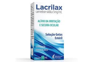 Solução Oftalmológica Lacrilax 5mg/ml 15ml