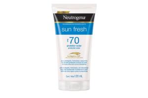 Protetor Solar Neutrogena Sun Fresh FPS 70 120ml