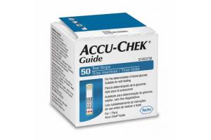 ACCU CHEK GUIDE COM 50 TIRAS