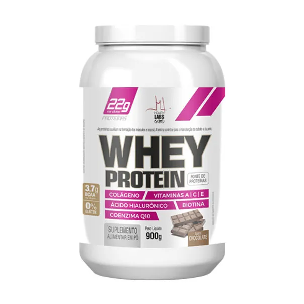 Whey Protein Feme - 900g - Health Labs Sabor Chocolate