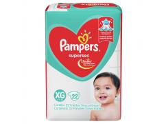 Fralda Pampers Supersec Tamanho XG Com 22 Unidades