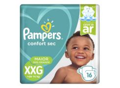 Fralda Pampers Confort Sec Tamanho XXG Com 16 Unidades